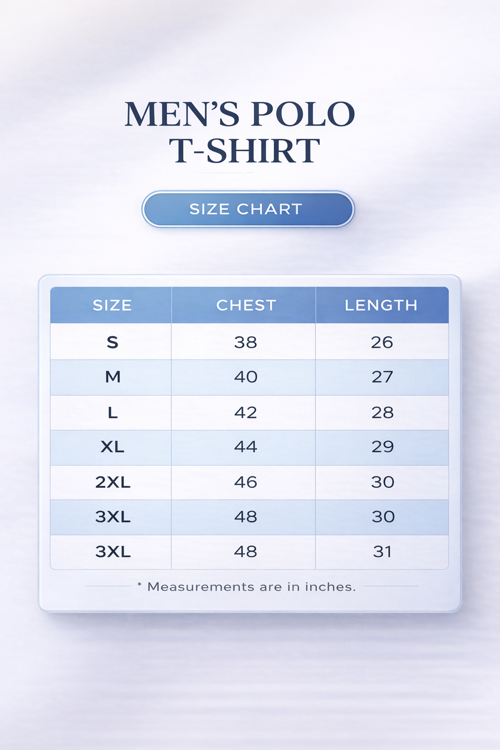 Premium White Men’s Airtex Cotton Polo T-Shirt