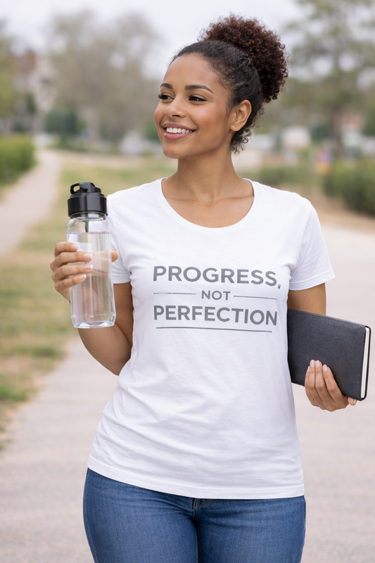 Progress Over Perfection Graphic Women’s Classic T-Shirt