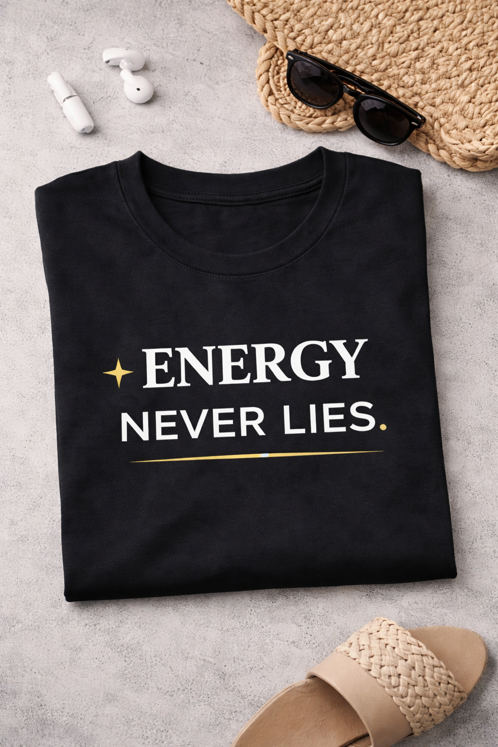Energy Never Lies Graphic Women’s Classic T-Shirt