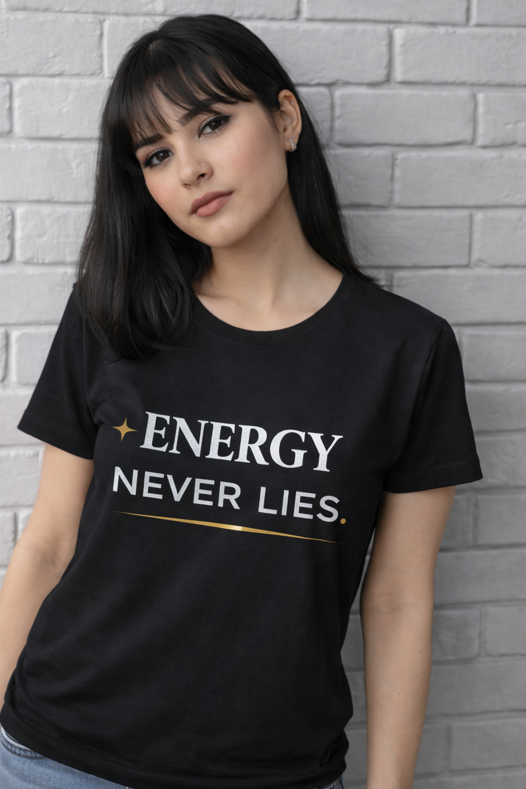 Energy Never Lies Graphic Women’s Classic T-Shirt
