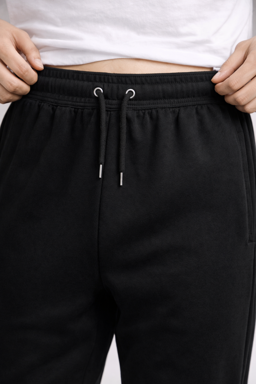 Fade-Resistant Black Men’s Comfort Joggers